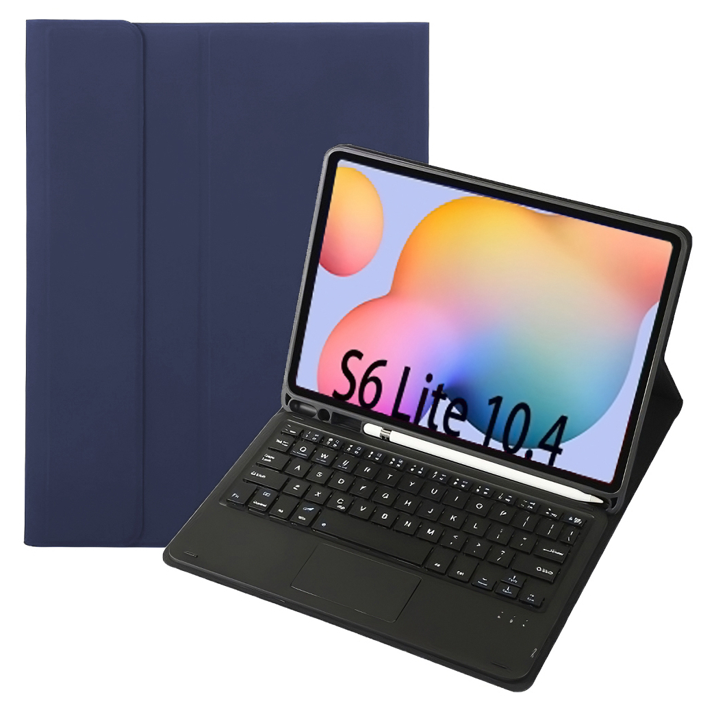 Чохол до планшета BeCover Keyboard+TouchPad Samsung Tab S6 Lite 10.4 P610/P613/P615/P619 Deep Blue (712362)