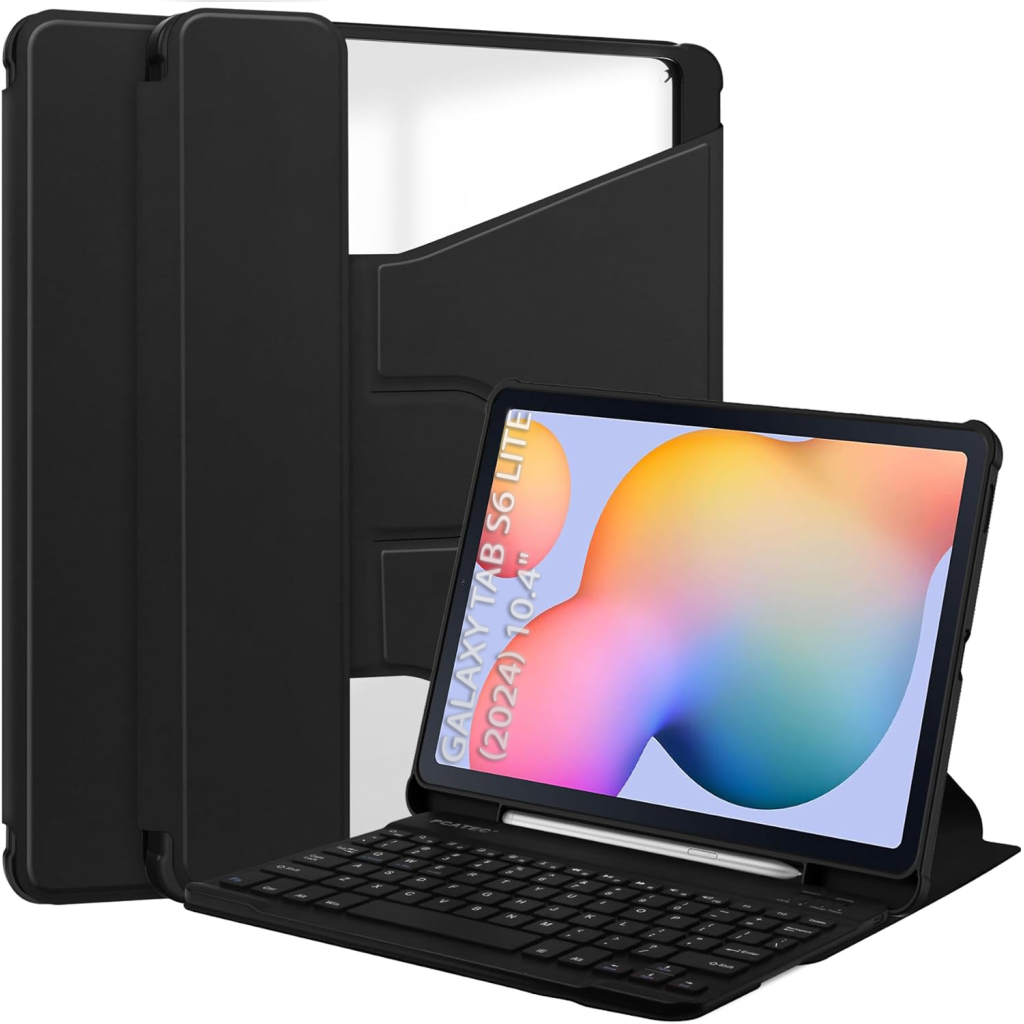 Чохол до планшета BeCover 360° Rotatable + Keyboard Samsung Tab S6 Lite (2024) 10.4" P620/P625/P627 Black (712587)