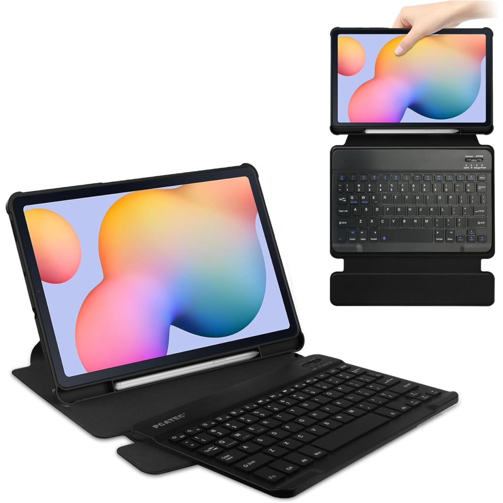 Чохол до планшета BeCover 360° Rotatable + Keyboard Samsung Tab S6 Lite (2024) 10.4" P620/P625/P627 Black (712587)