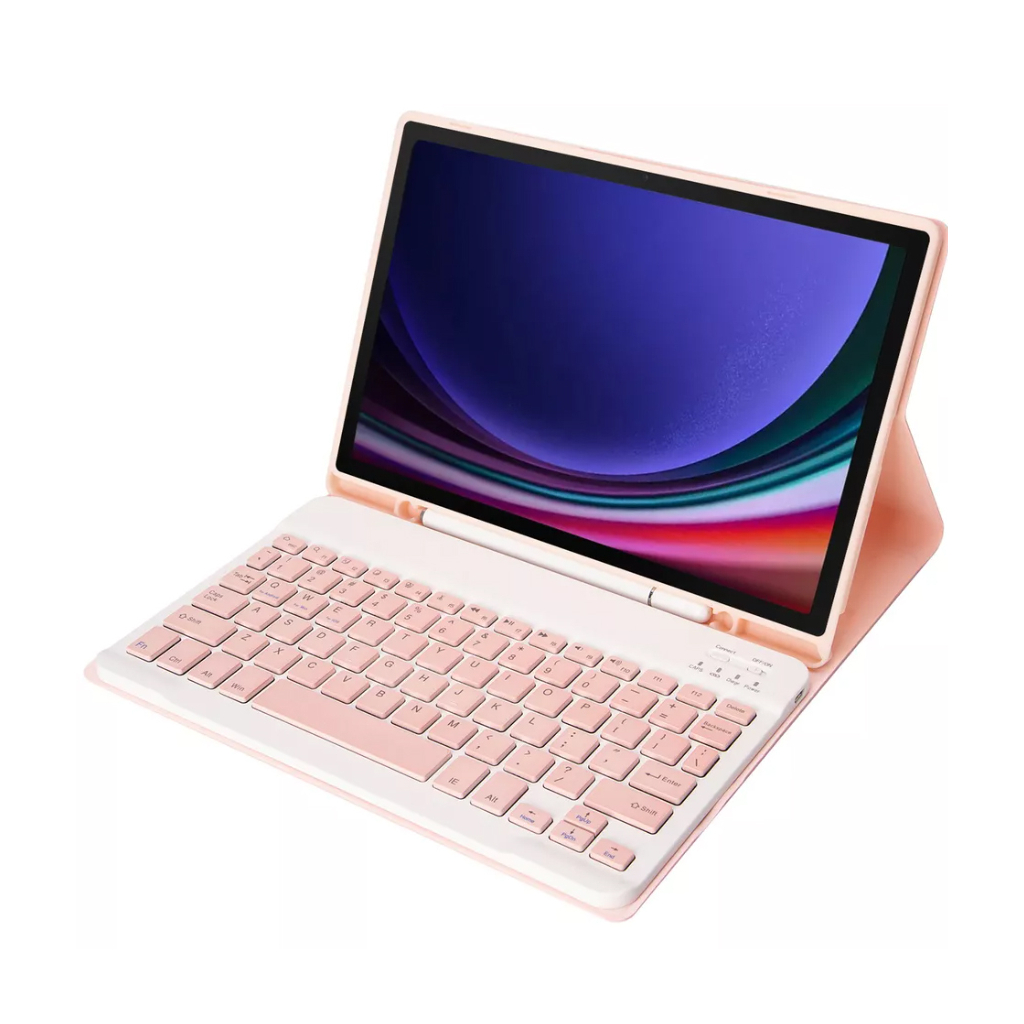 Чохол до планшета BeCover Keyboard Samsung Tab A9 SM-X115 8.7" Pink (712359)