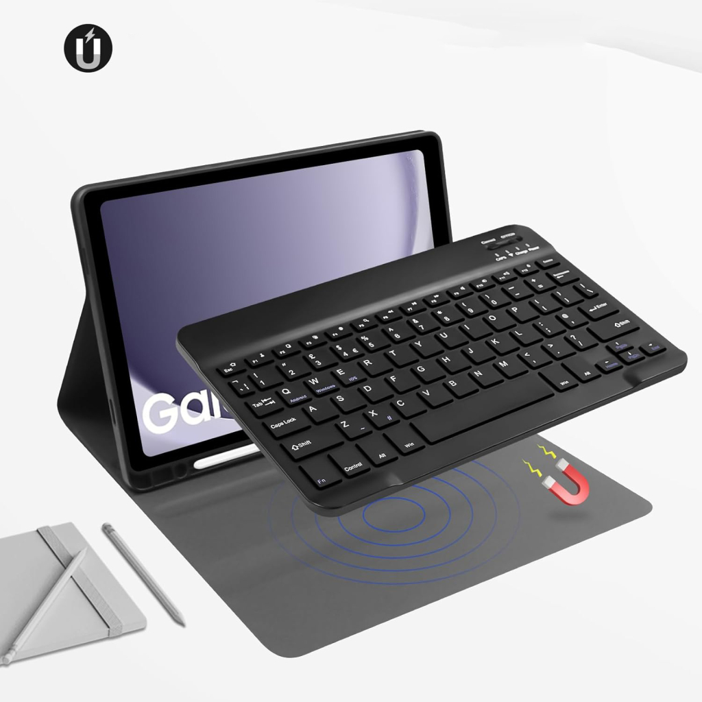 Чохол до планшета BeCover Keyboard Samsung Tab A9 SM-X115 8.7" Black (712355)