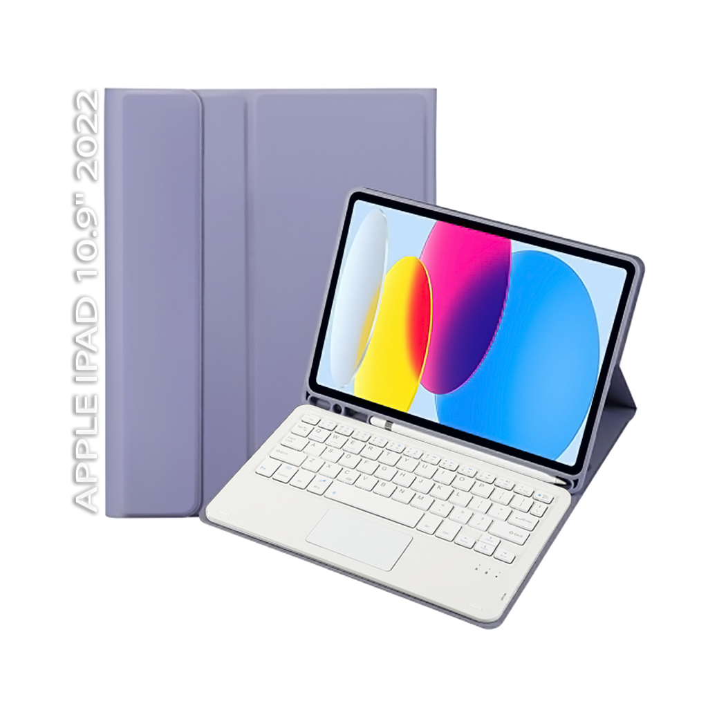 Чохол до планшета BeCover Keyboard+TouchPad Apple iPad 10.9" 2022 Purple (712380)