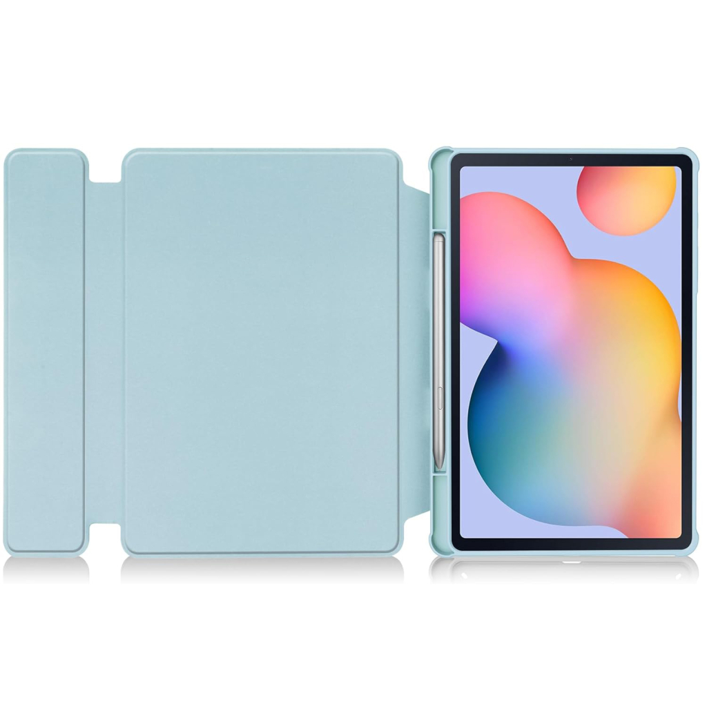 Чохол до планшета BeCover 360° Rotatable + Keyboard Samsung Tab S6 Lite 10.4 P610/P613/P615/P619 Light Blue (712407)