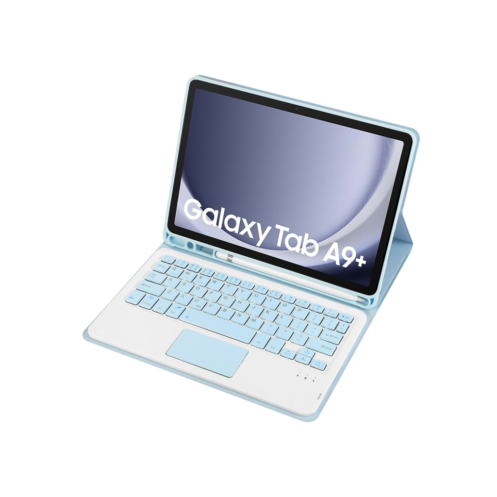 Чохол до планшета BeCover Keyboard+TouchPad Samsung Tab A9 Plus SM-X210/SM-X215/SM-X216 11.0" Light Blue (712414)