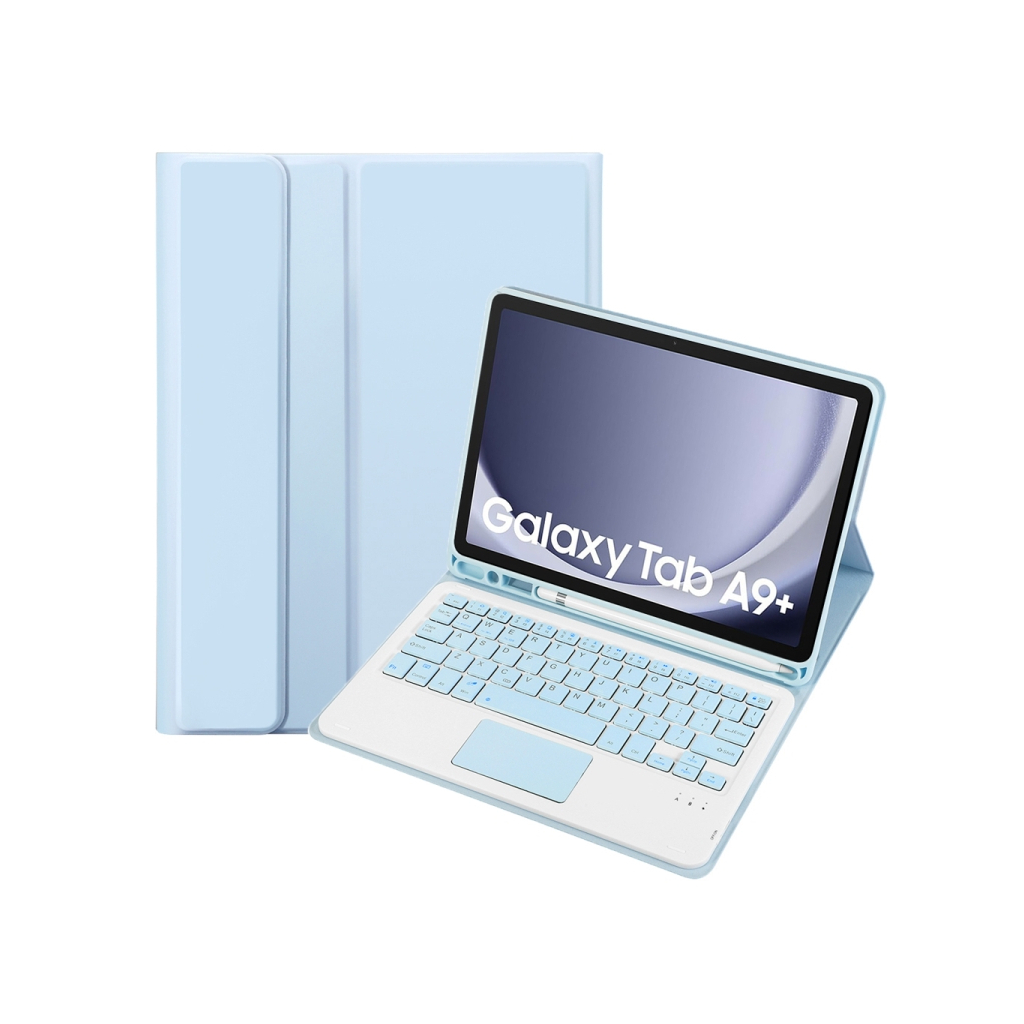 Чохол до планшета BeCover Keyboard+TouchPad Samsung Tab A9 Plus SM-X210/SM-X215/SM-X216 11.0" Light Blue (712414)