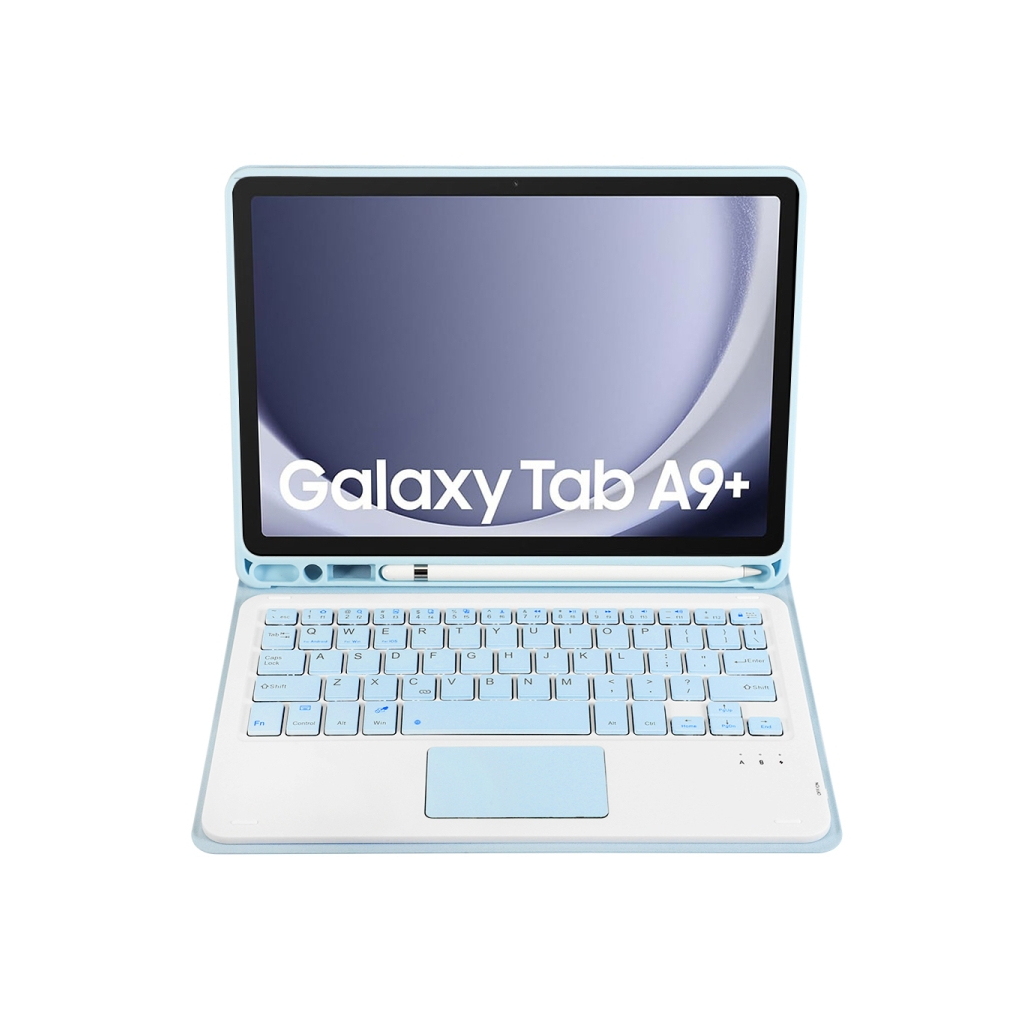 Чохол до планшета BeCover Keyboard+TouchPad Samsung Tab A9 Plus SM-X210/SM-X215/SM-X216 11.0" Light Blue (712414)