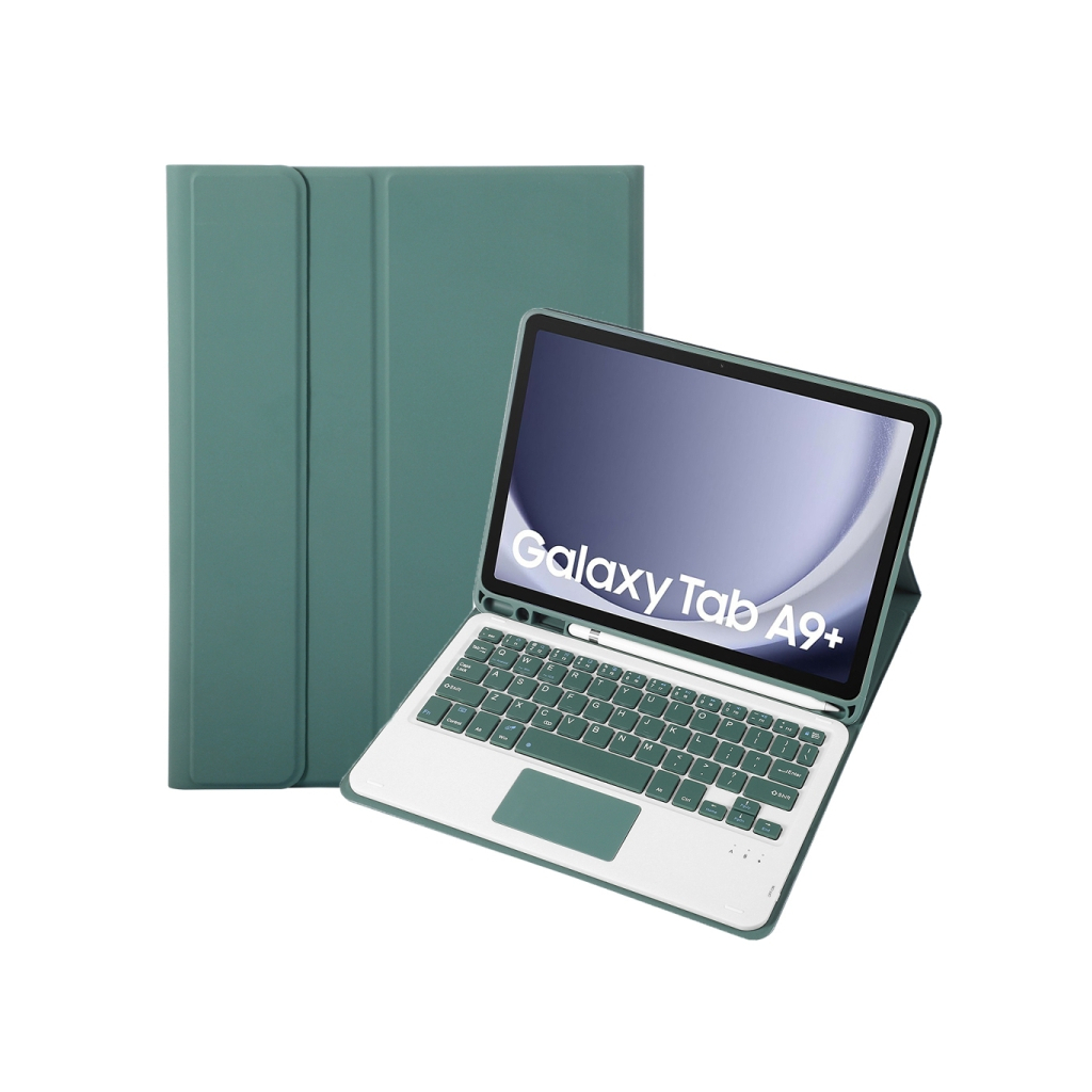 Чохол до планшета BeCover Keyboard+TouchPad Samsung Tab A9 Plus SM-X210/SM-X215/SM-X216 11.0" Dark Green (712413)