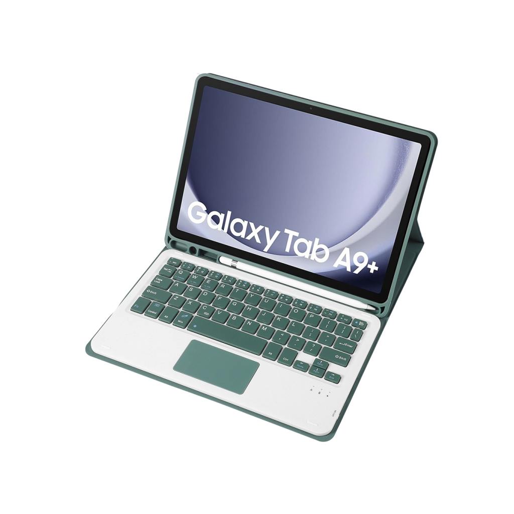 Чохол до планшета BeCover Keyboard+TouchPad Samsung Tab A9 Plus SM-X210/SM-X215/SM-X216 11.0" Dark Green (712413)