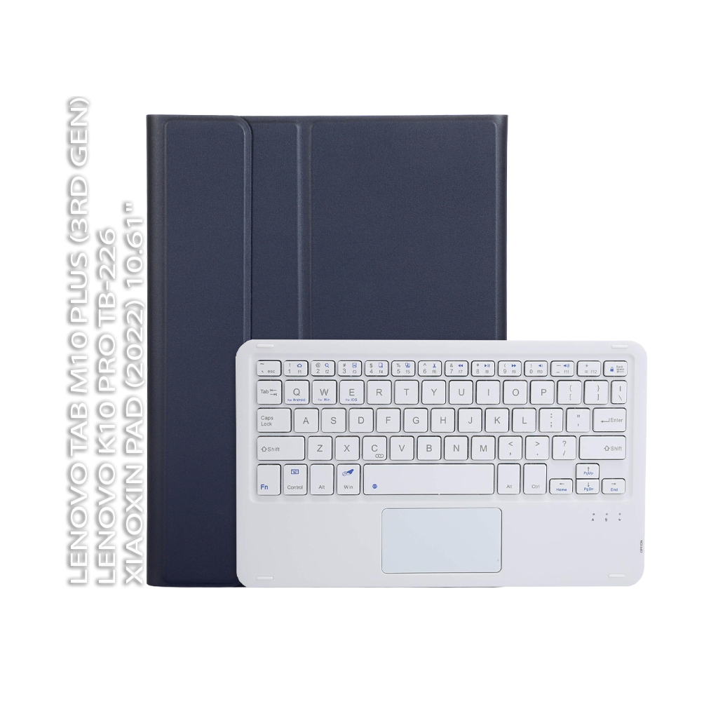 Чохол до планшета BeCover Keyboard+TouchPad Lenovo Tab M10 Plus TB-125F (3rd Gen)/K10 Pro TB-226/Xiaoxin Pad (2022) 10.61" (712391)