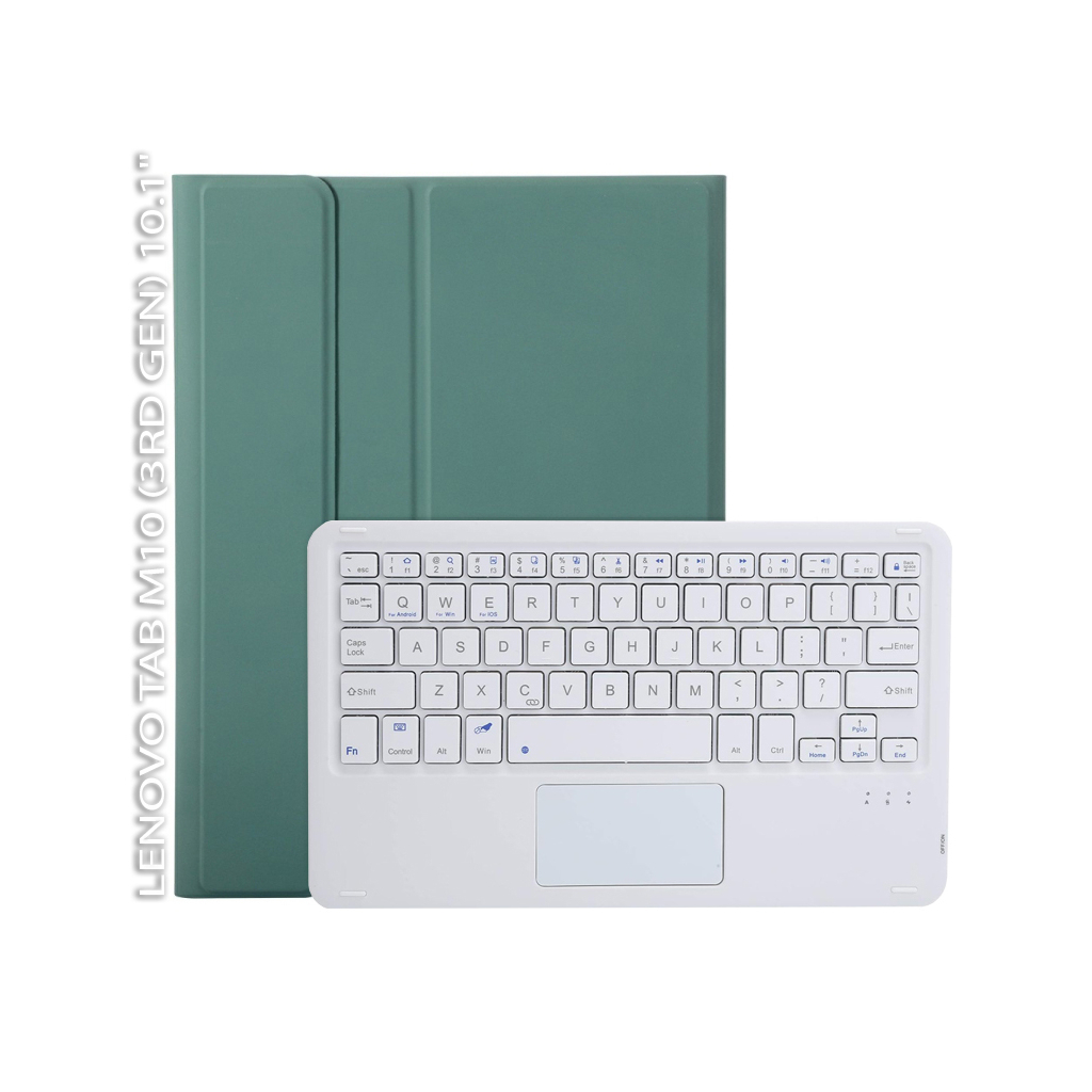 Чохол до планшета BeCover Keyboard+TouchPad Lenovo Tab M10 (3rd Gen) TB-328F 10.1" Dark Green (712389)