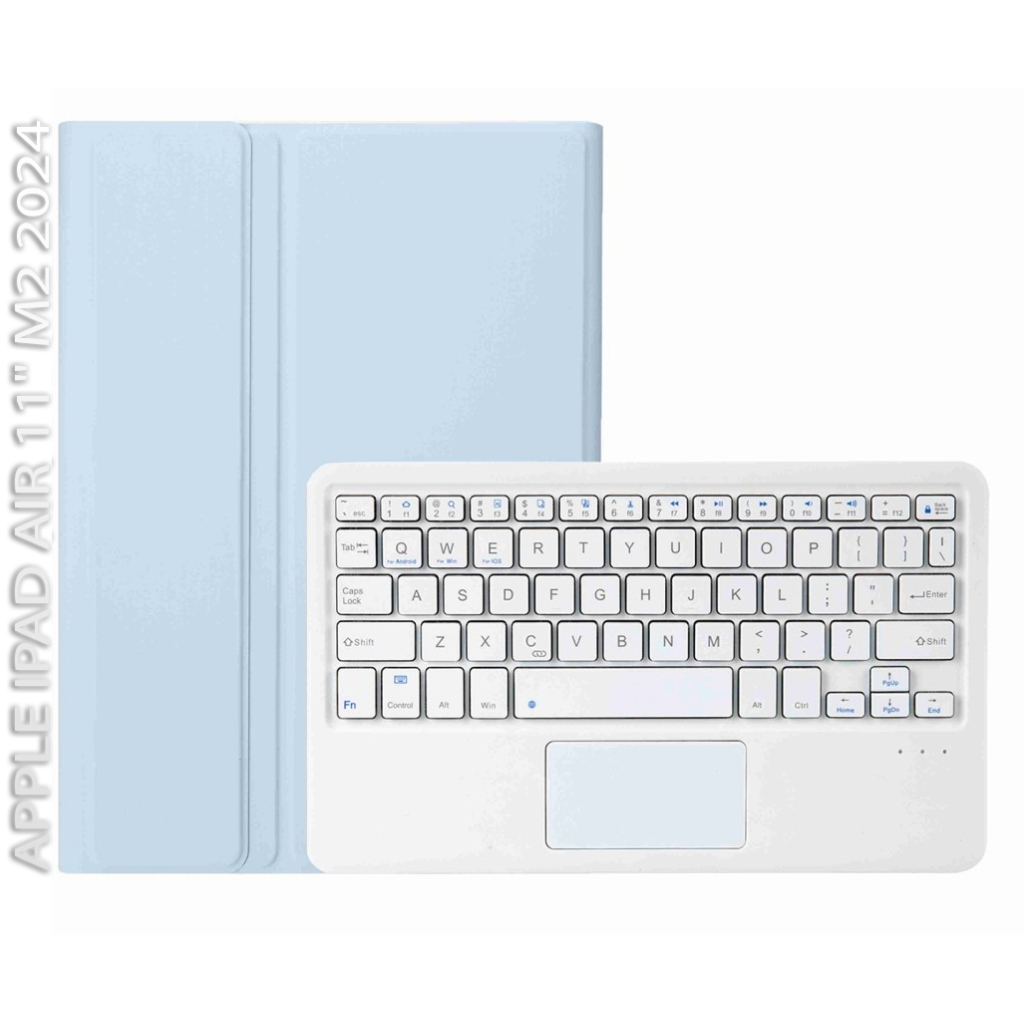 Чохол до планшета BeCover Keyboard+TouchPad Apple iPad Air 11" M2 2024 Light Blue (712598)