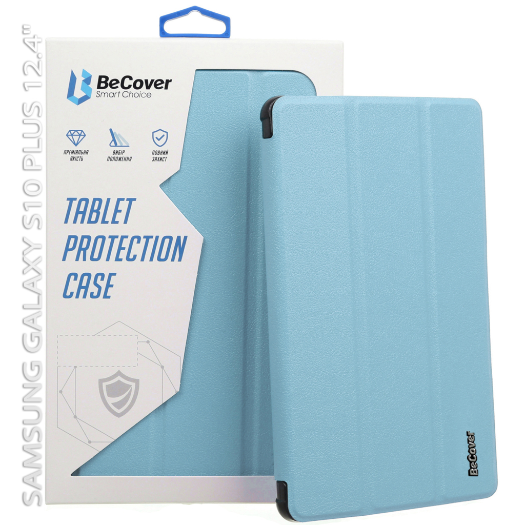 Чохол до планшета BeCover Smart Case Samsung Galaxy Tab S10 Plus (SM-X820/SM-X826) 12.4" Light Blue (712236)