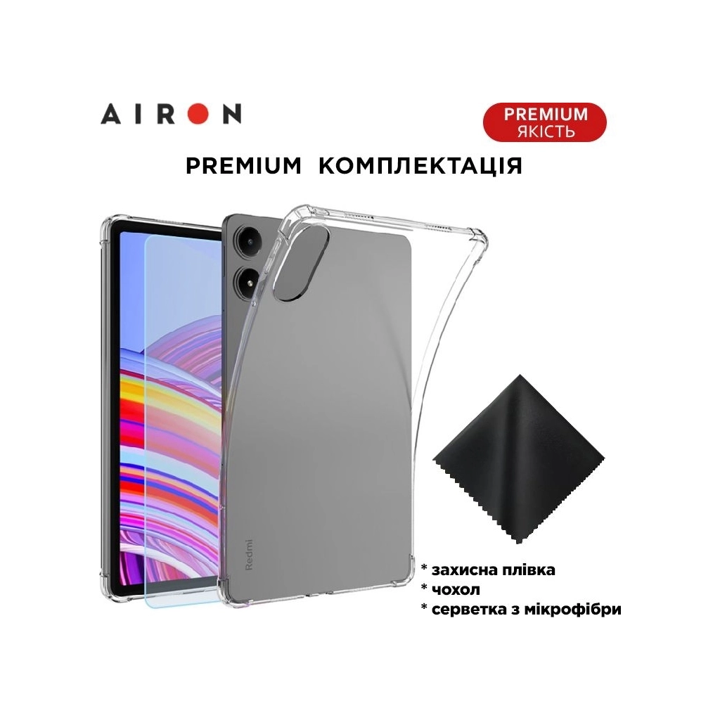 Чохол до планшета AirOn EVA Xiaomi Redmi Pad Pro / Xiaomi Poco Pad 12.1" transparent (4822352781141)