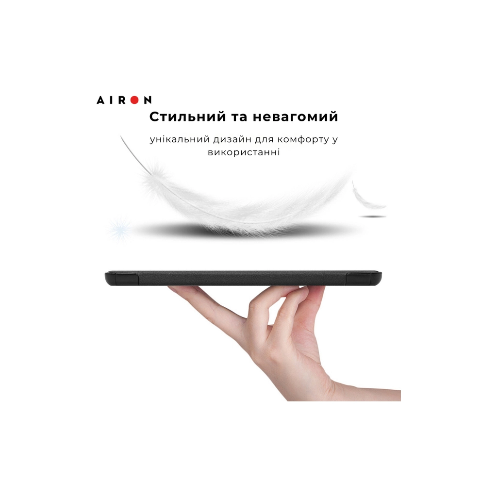Чохол до планшета AirOn Premium Samsung Galaxy tab S10 Plus 12.4 2024 + film Black (4822356758483)