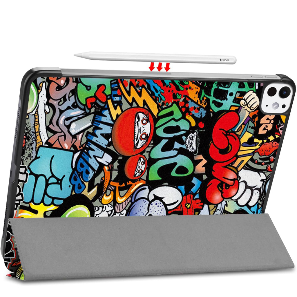 Чохол до планшета BeCover Smart Case Apple iPad Pro 11" M4 2024 Graffiti (711637)