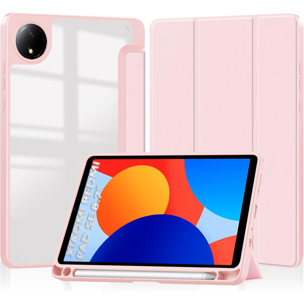 Чохол до планшета BeCover Soft Edge TPU Xiaomi Redmi Pad SE 8.7" Pink (712570)