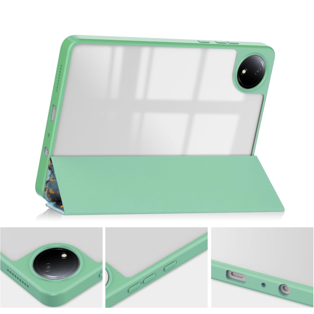 Чохол до планшета BeCover Soft Edge TPU Xiaomi Redmi Pad SE 8.7" Green Marble (712574)