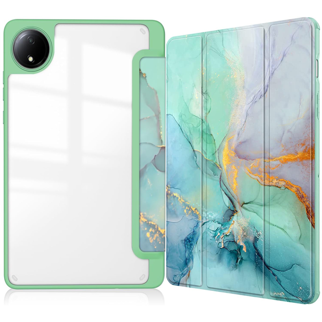 Чохол до планшета BeCover Soft Edge TPU Xiaomi Redmi Pad SE 8.7" Green Marble (712574)