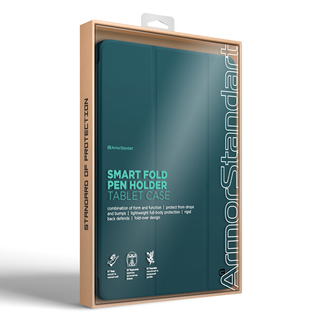 Чохол до планшета Armorstandart Smart Fold Pen Apple iPad Air 11 (2024) Pine Green (ARM78120)