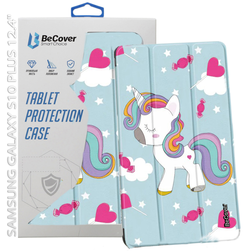 Чохол до планшета BeCover Smart Case Samsung Galaxy Tab S10 Plus (SM-X820/SM-X826) 12.4" Unicorn (712251)