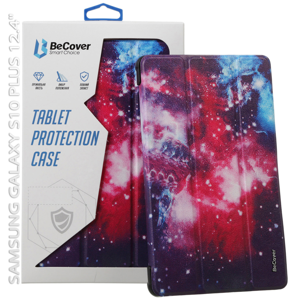 Чохол до планшета BeCover Smart Case Samsung Galaxy Tab S10 Plus (SM-X820/SM-X826) 12.4" Space (712248)