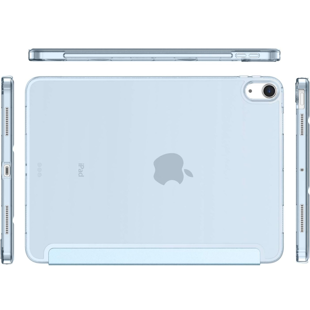 Чохол до планшета BeCover Tri Fold Hard Apple iPad Air 5 (2022) 10.9" Light Blue (709663)