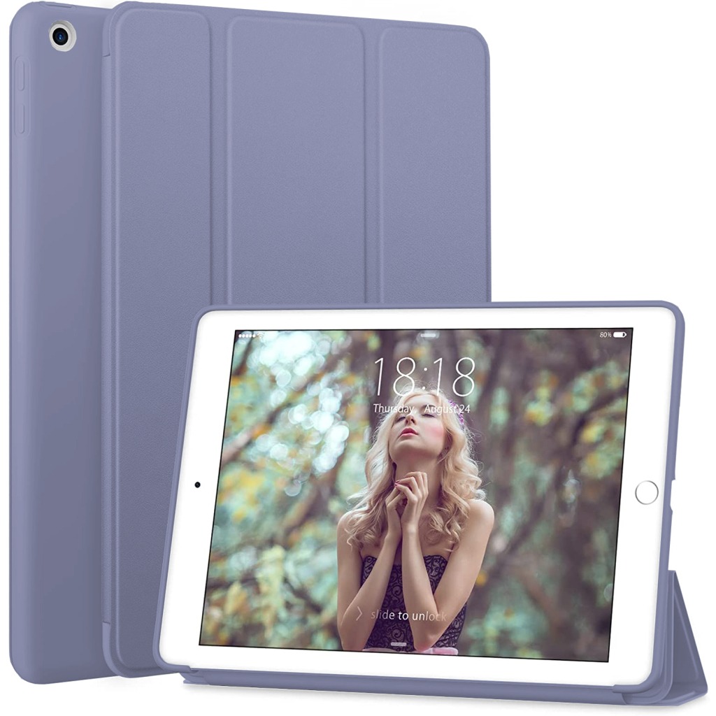 Чохол до планшета BeCover Tri Fold Soft TPU Silicone Apple iPad Air 4 10.9 2020/2021 Purple (706873)