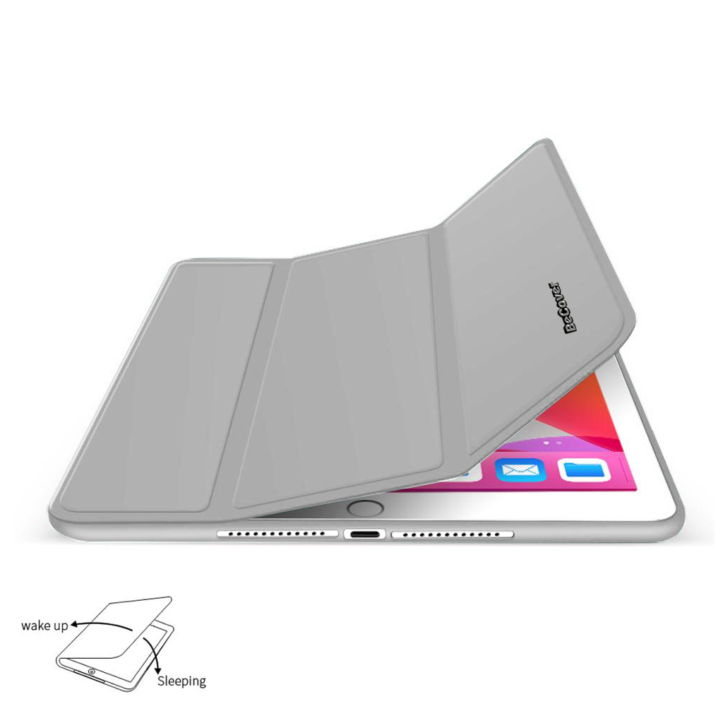 Чохол до планшета BeCover Tri Fold Soft TPU mount Apple Pencil Apple iPad 10.2 2019/2020/2021 Gray (706744)