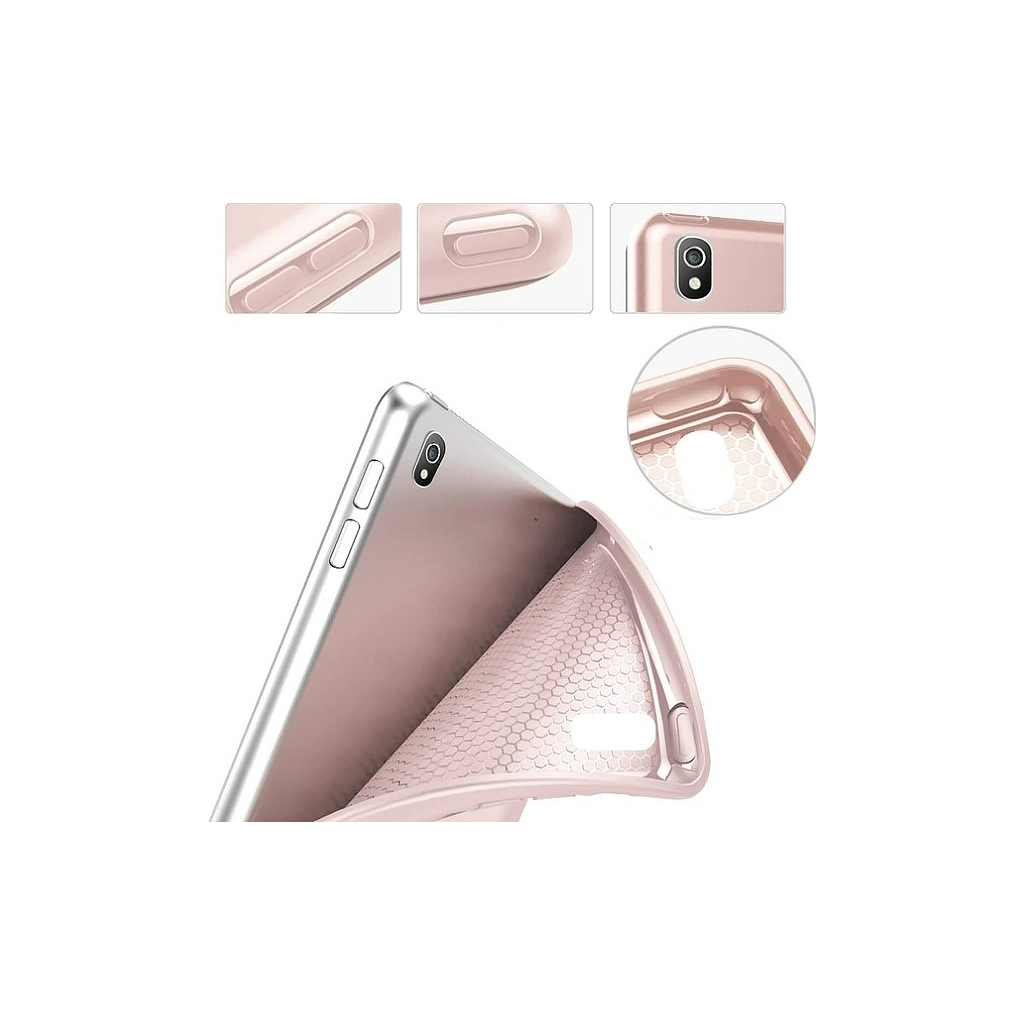 Чохол до планшета BeCover Tri Fold Soft TPU Silicone Apple iPad 10.2 2019/2020/2021 Pink (708516)