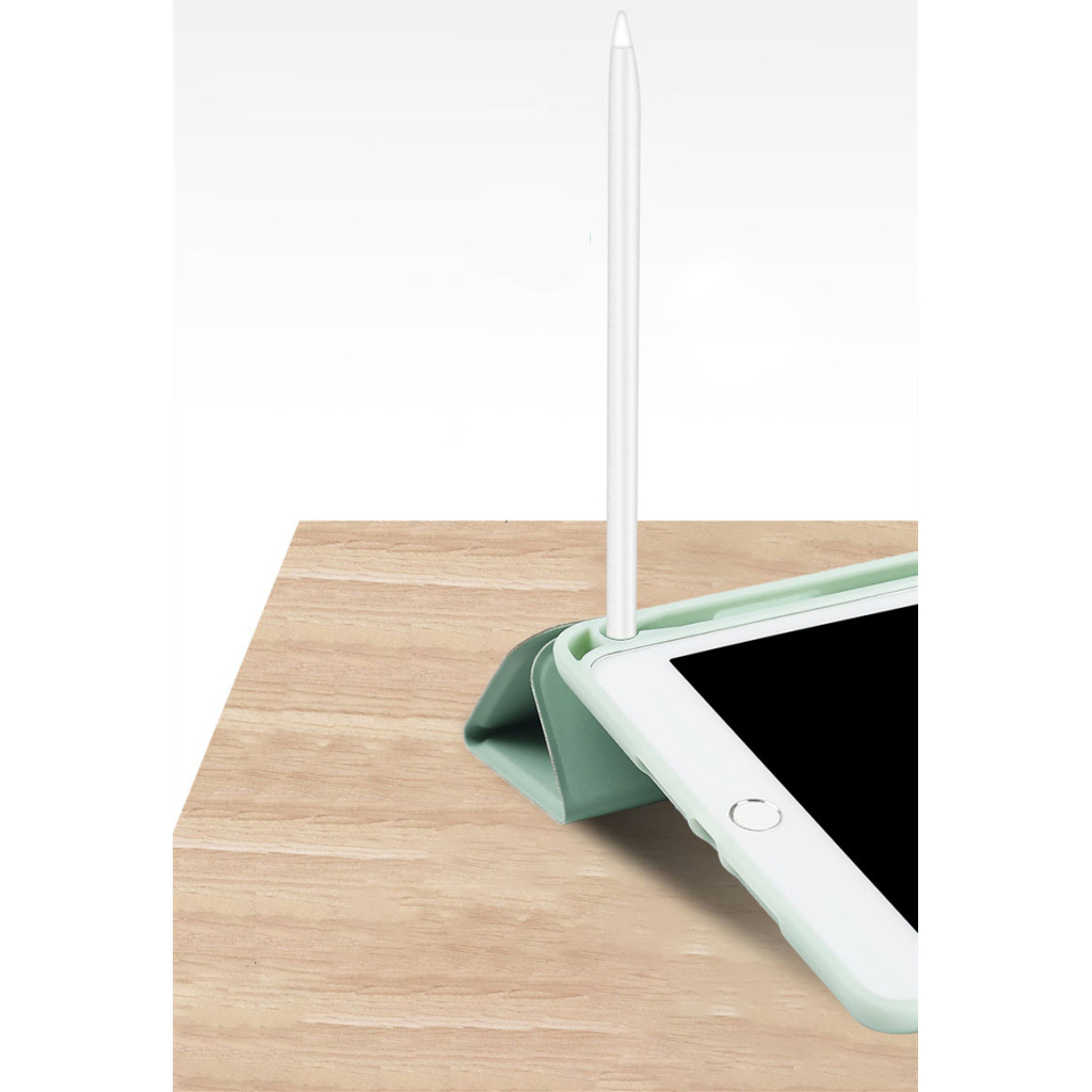 Чохол до планшета BeCover Tri Fold Soft TPU mount Apple Pencil Apple iPad 10.2 2019/2020/2021 Light Green (708458)