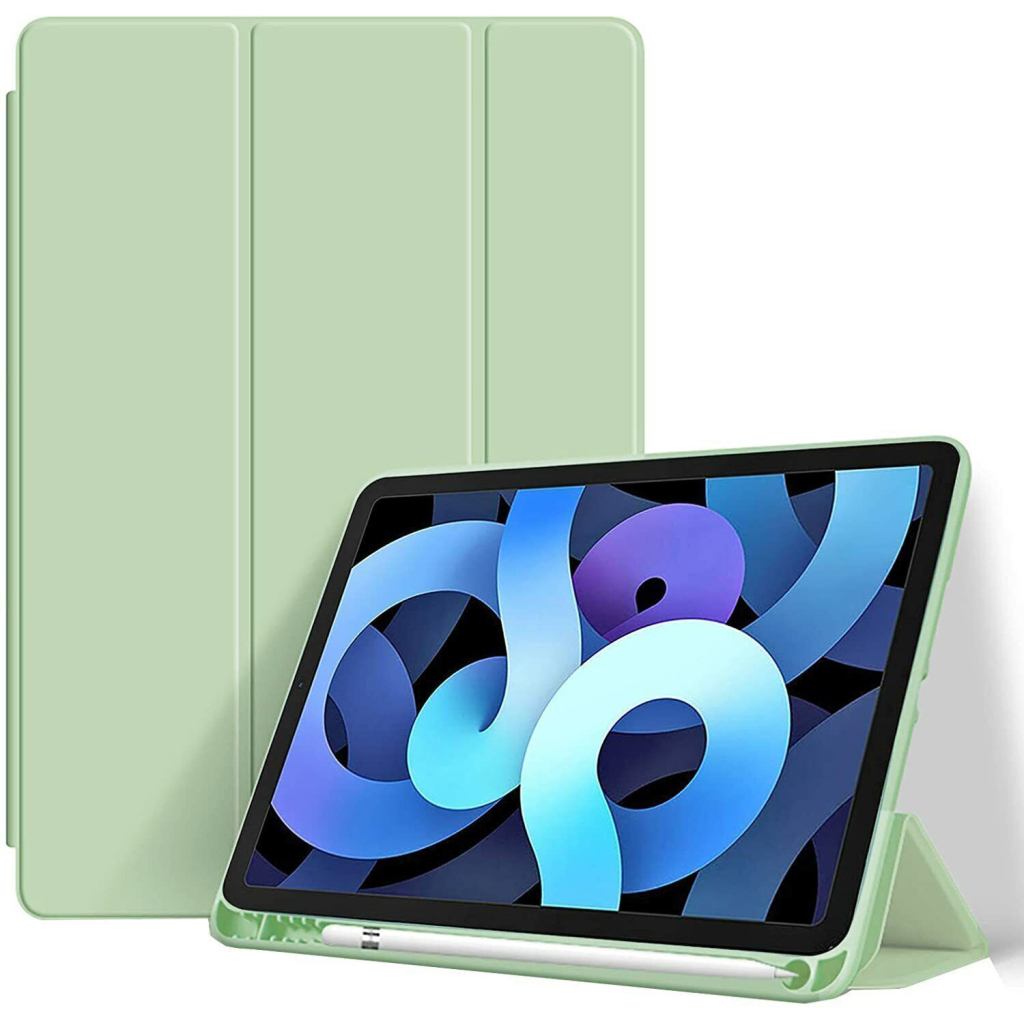 Чохол до планшета BeCover Tri Fold Soft TPU mount Apple Pencil Apple iPad 10.2 2019/2020/2021 Light Green (708458)