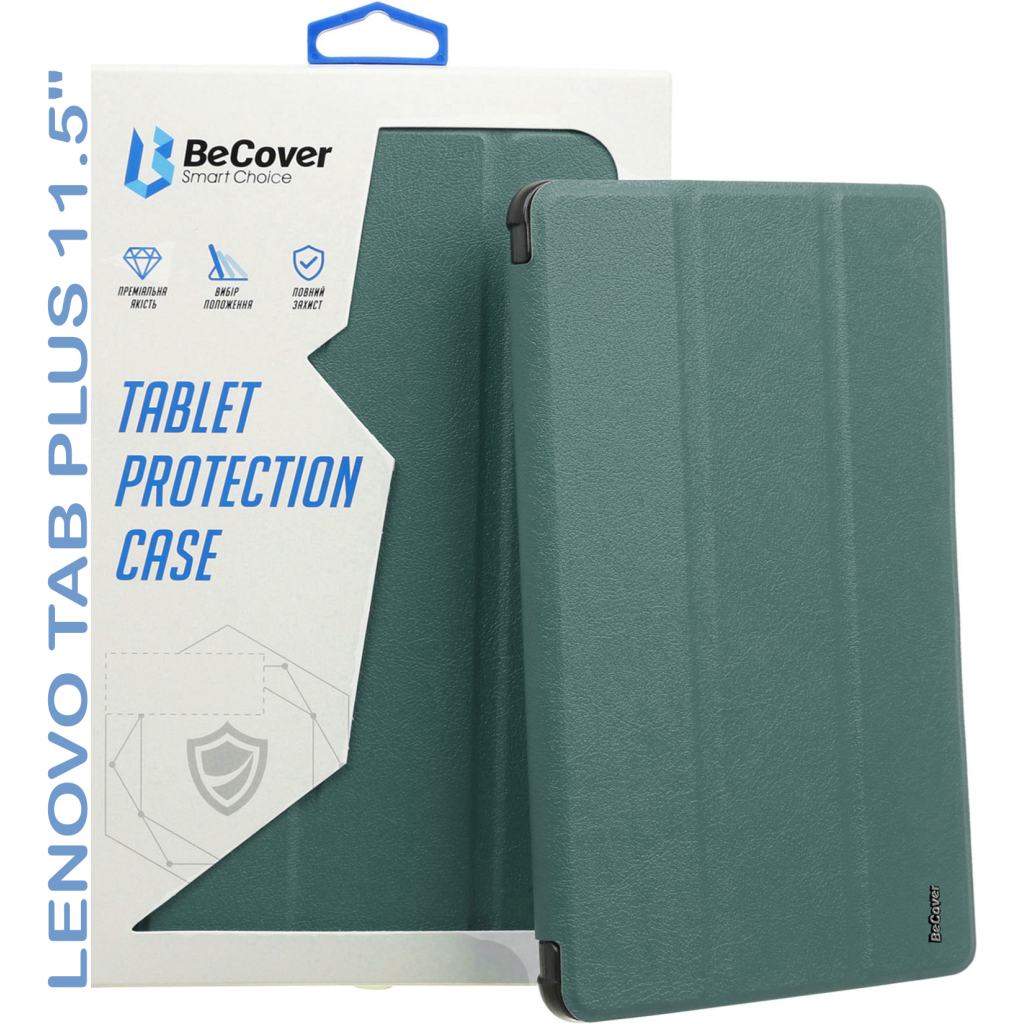 Чохол до планшета BeCover Smart Case Lenovo Tab Plus 11.5" Dark Green (711840)