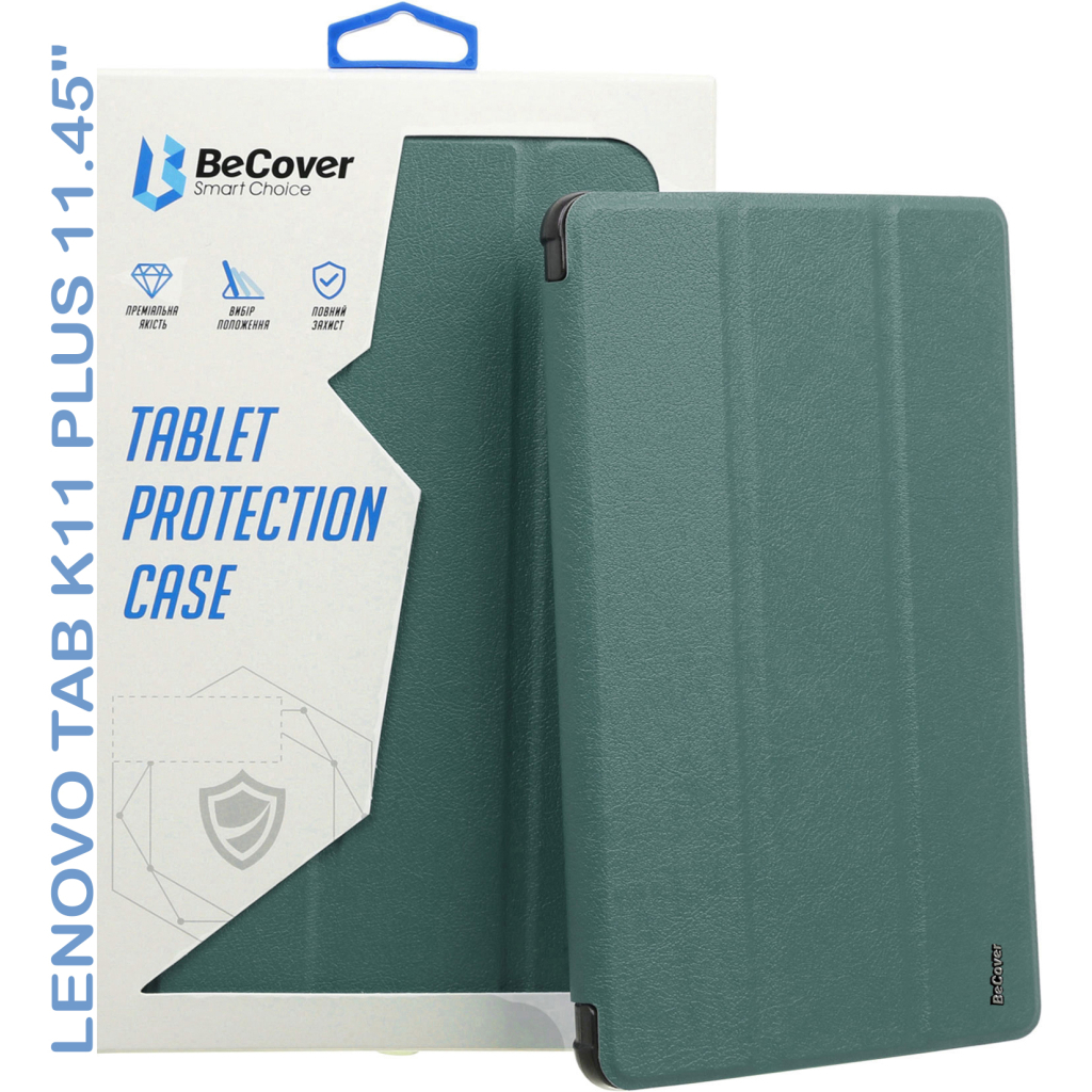 Чохол до планшета BeCover Smart Case Lenovo Tab K11 Plus TB-352F 11.45" Dark Green (711850)