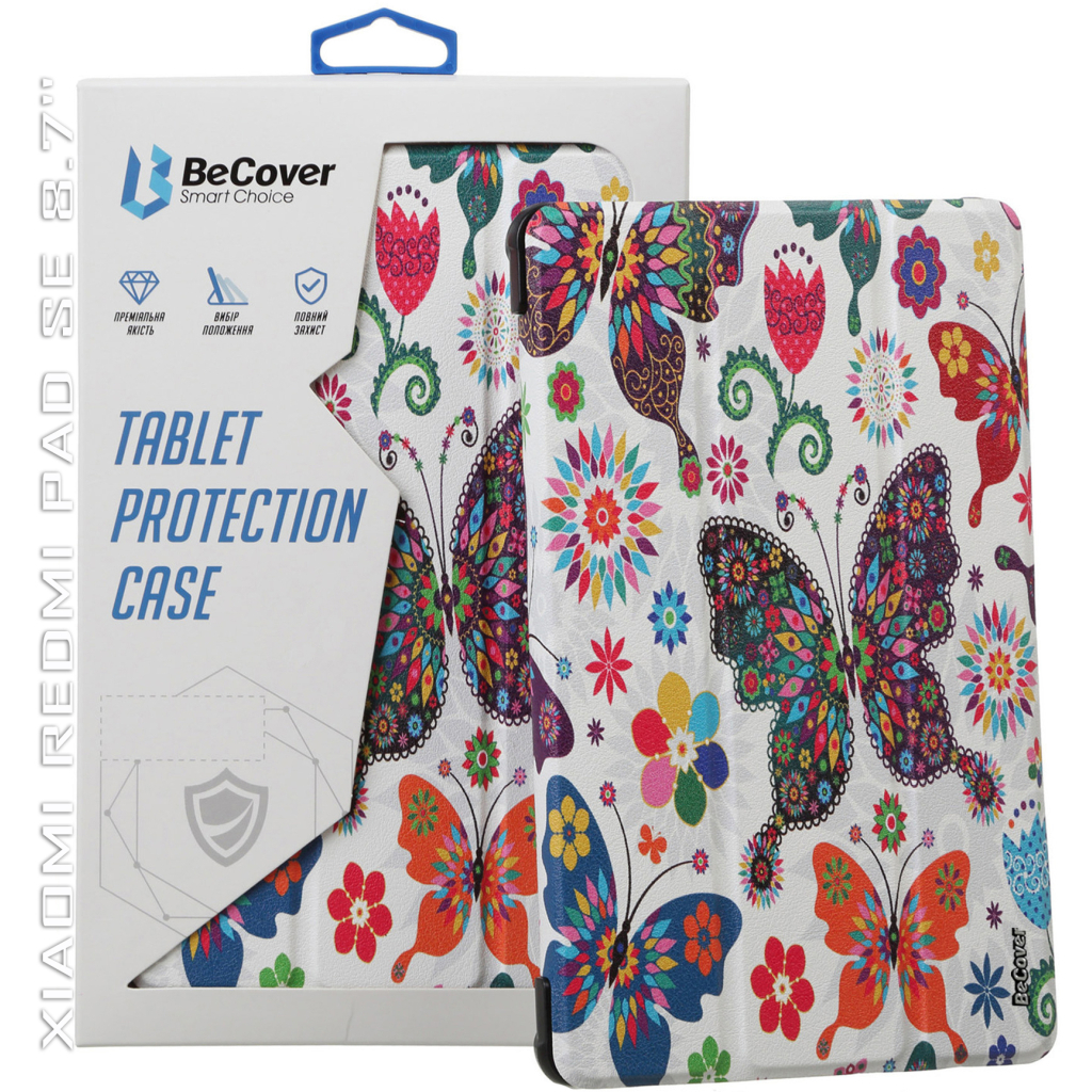 Чохол до планшета BeCover Smart Case Xiaomi Redmi Pad SE 8.7" Butterfly (711910)