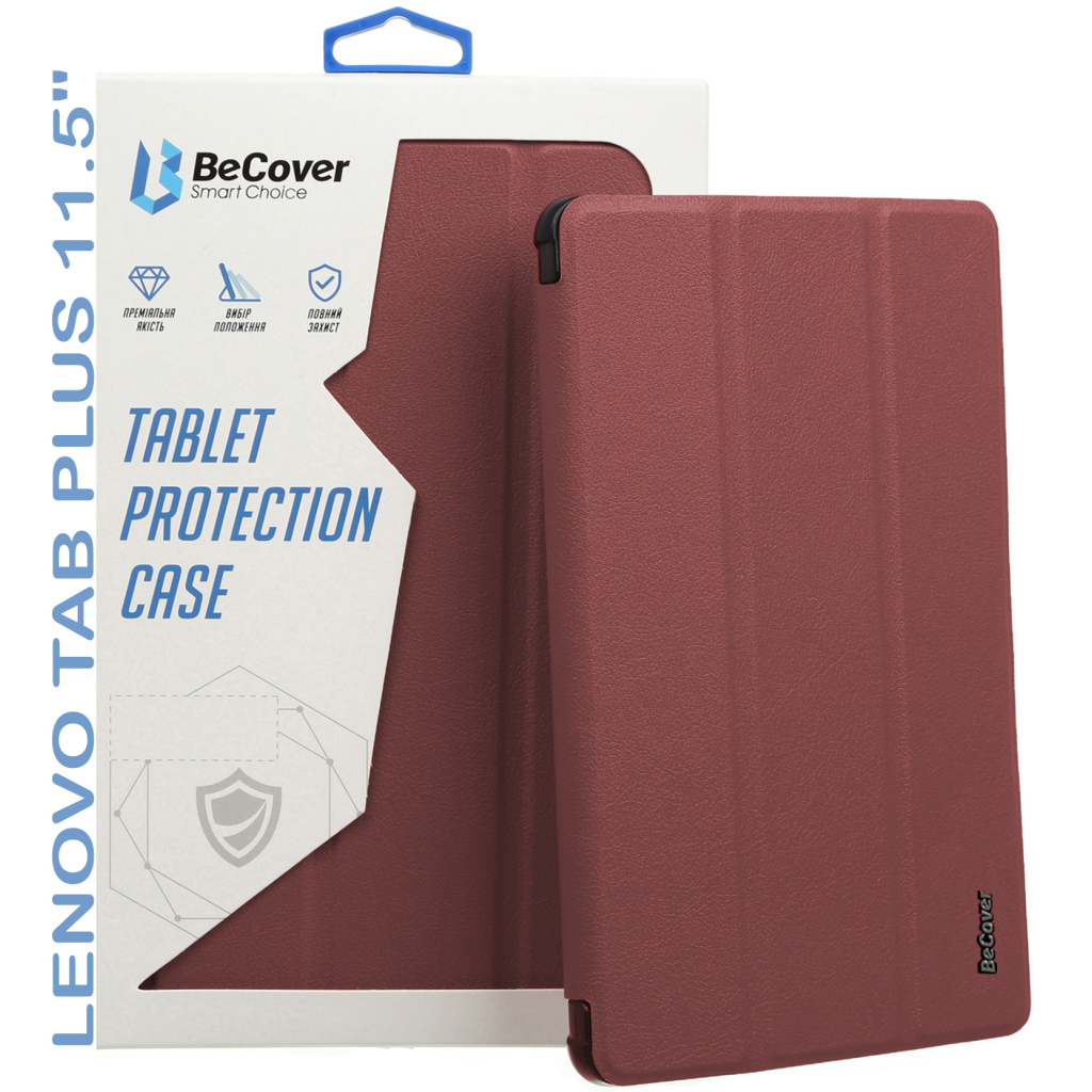 Чохол до планшета BeCover Smart Case Lenovo Tab Plus 11.5" Red Wine (711886)