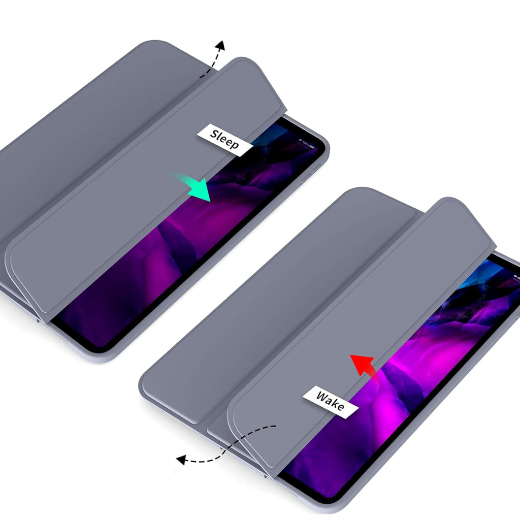 Чохол до планшета BeCover Tri Fold Soft TPU Silicone Apple iPad Air 13" M2 2024 Purple (711743)