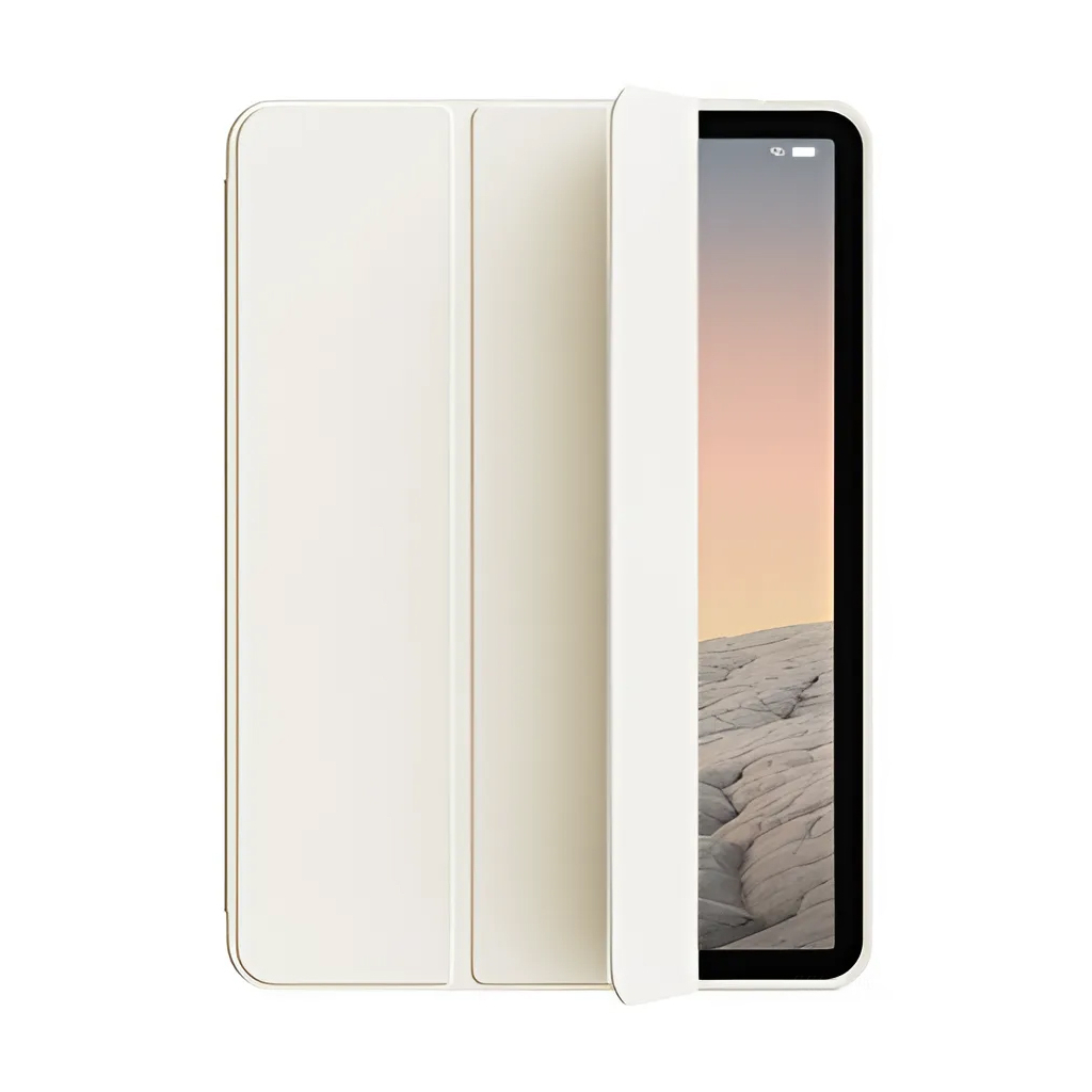 Чохол до планшета BeCover Tri Fold Soft TPU Silicone Apple iPad Air 11" M2 2024 Beige (711735)