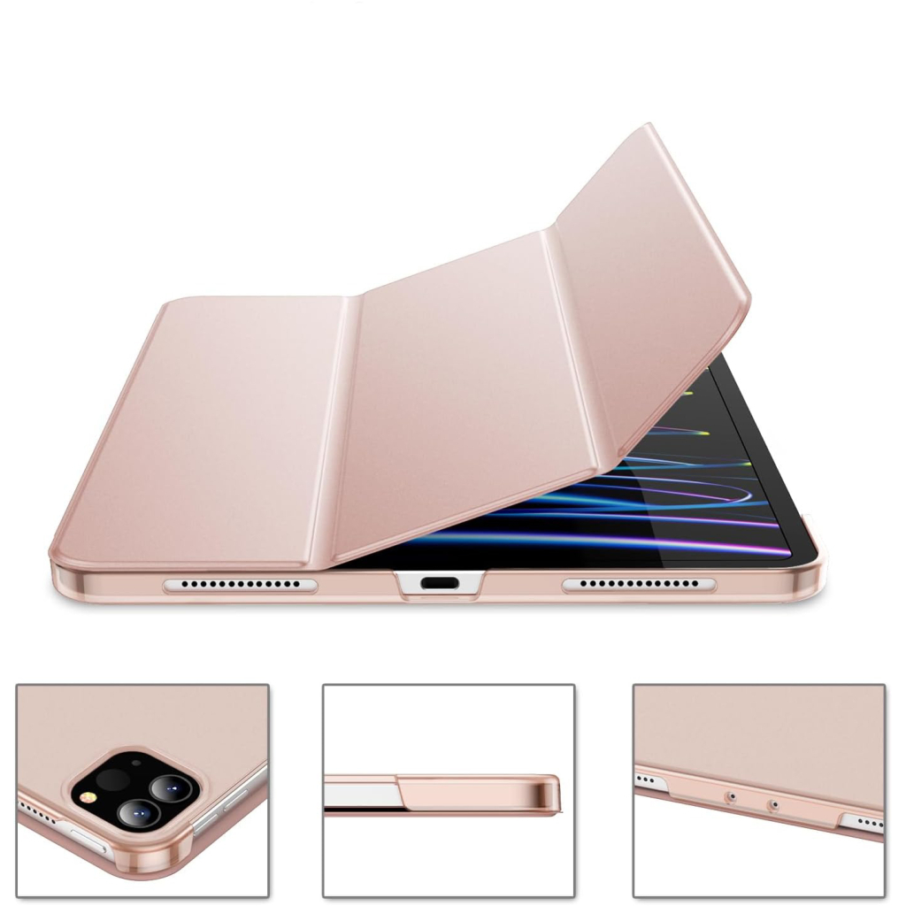 Чохол до планшета BeCover Tri Fold Hard Apple iPad Pro 12.9 2020/2021/2022 Pink (711721)