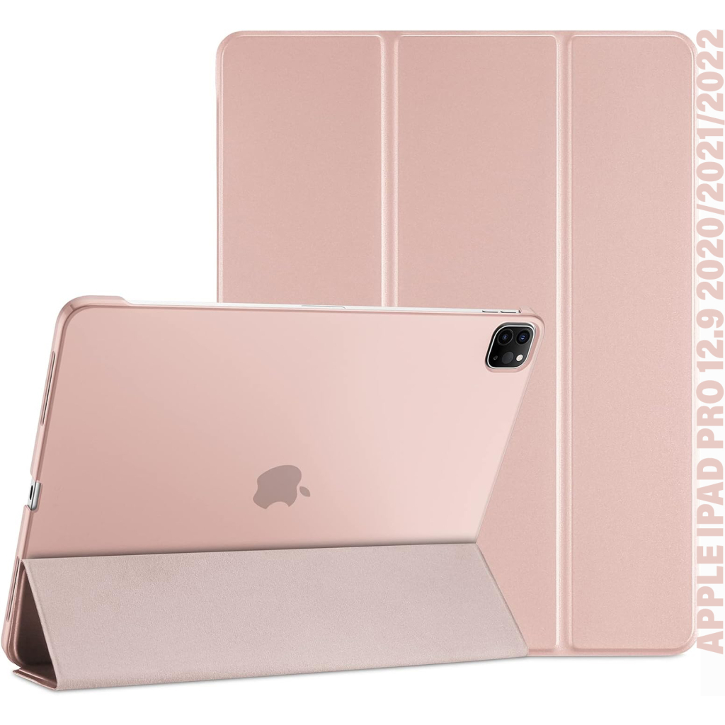 Чохол до планшета BeCover Tri Fold Hard Apple iPad Pro 12.9 2020/2021/2022 Pink (711721)