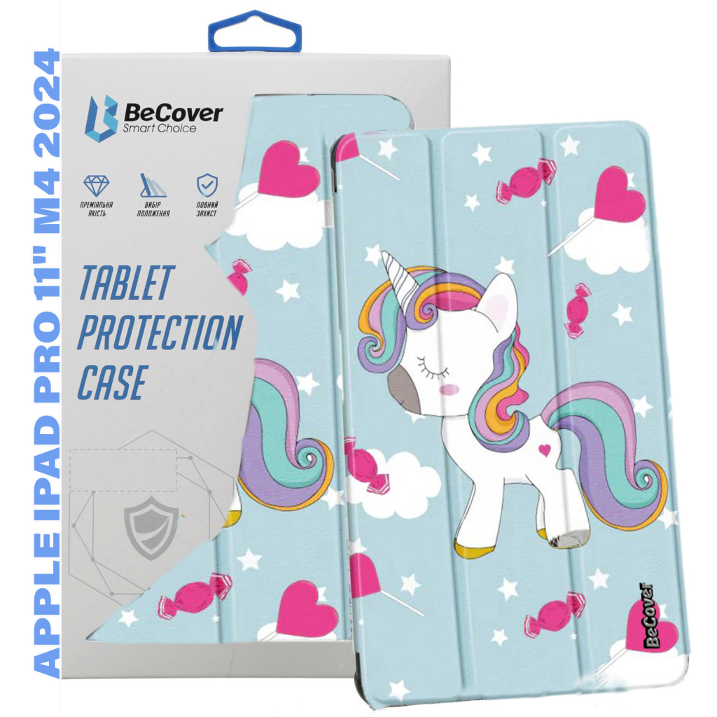 Чохол до планшета BeCover Smart Case Apple iPad Pro 11" M4 2024 Unicorn (711642)