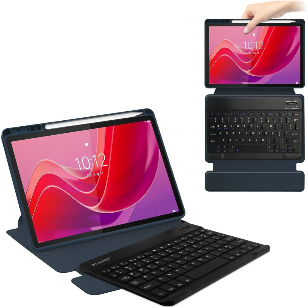 Чохол до планшета BeCover Keyboard 360° Rotatable Lenovo Tab M11 (2024) TB-TB330FU/Xiaoxin Pad 11 (2024) 11" Deep Blue (711075)