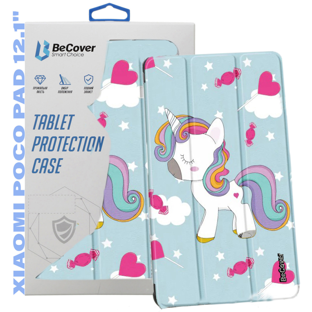 Чохол до планшета BeCover Smart Case Xiaomi Poco Pad 12.1" Unicorn (711576)