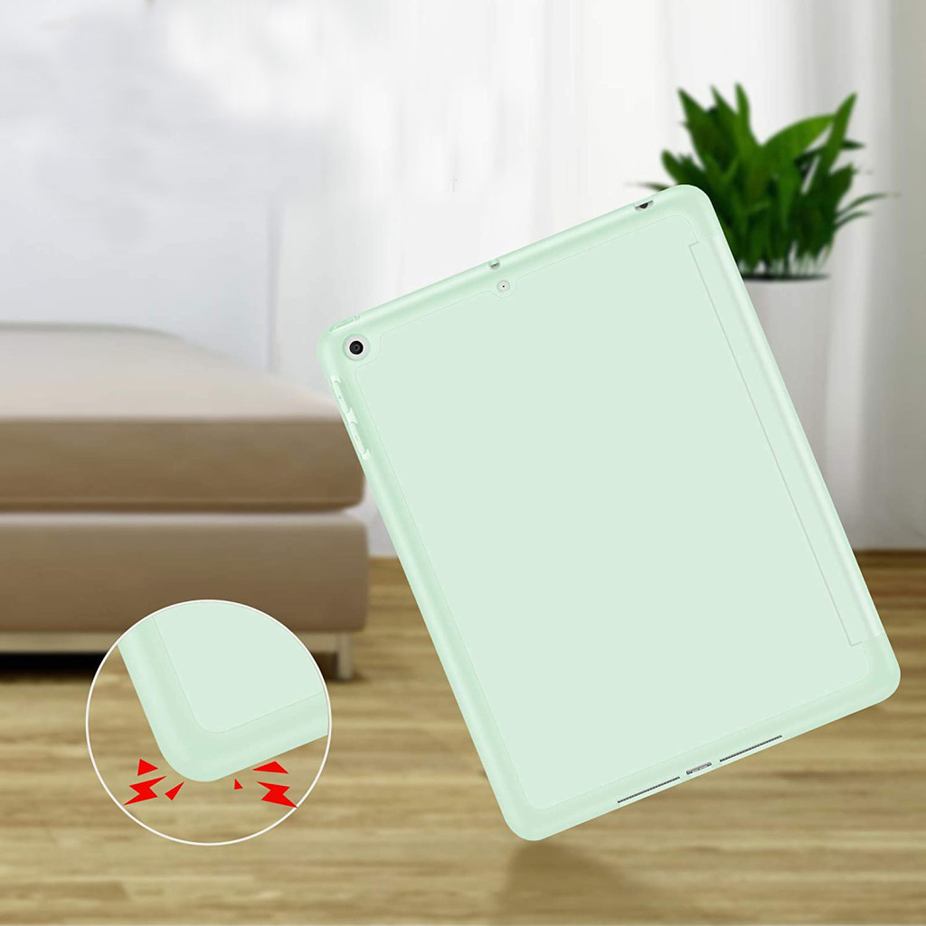 Чохол до планшета BeCover Tri Fold Soft TPU Silicone Apple iPad Air 4 10.9 2020/2021 Green (706871) (706871)