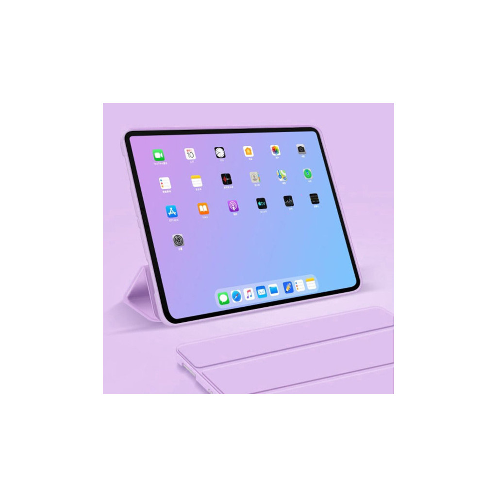 Чохол до планшета BeCover Tri Fold Soft TPU Silicone Apple iPad Air 11" M2 2024 Purple (711411)