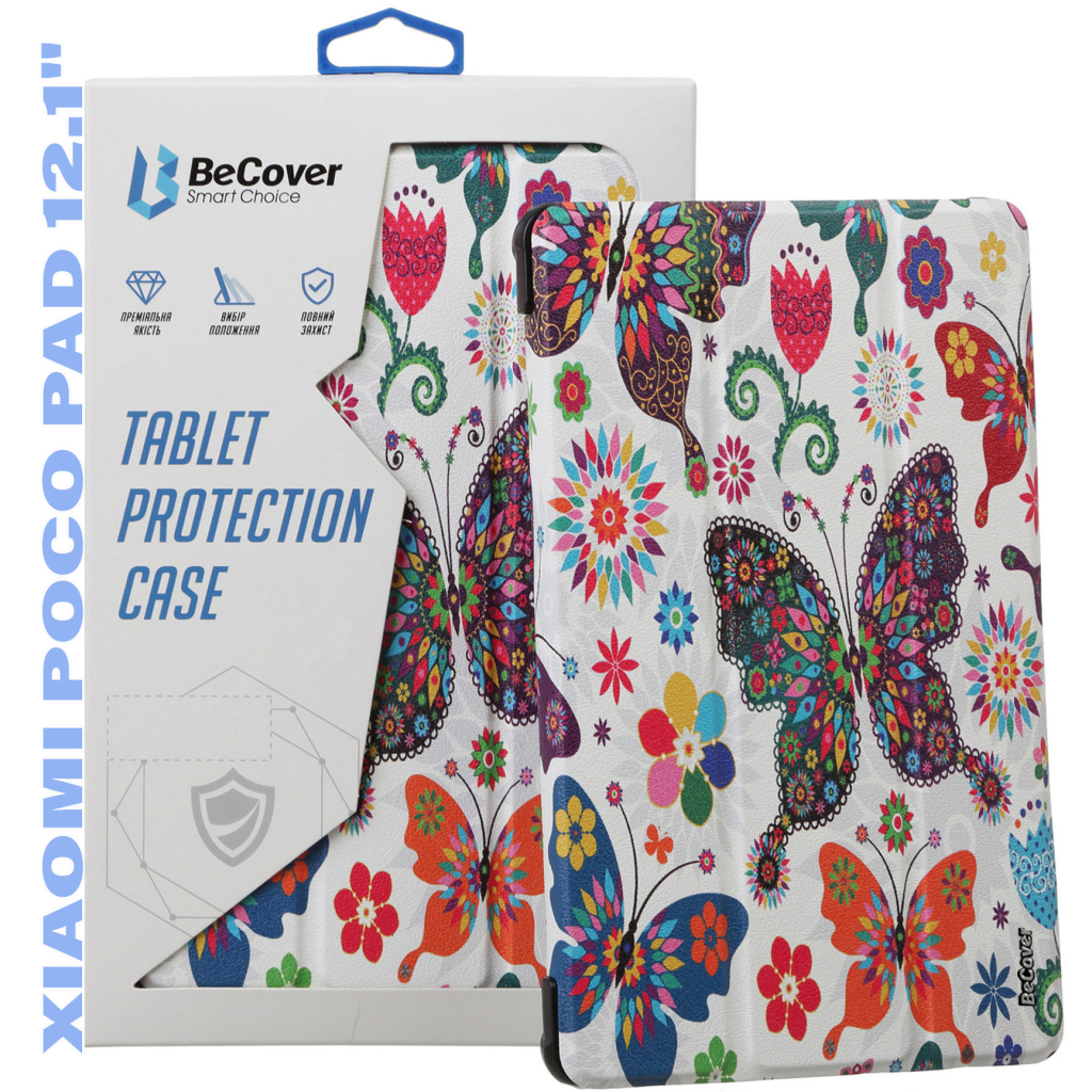 Чохол до планшета BeCover Smart Case Xiaomi Poco Pad 12.1" Butterfly (711567)