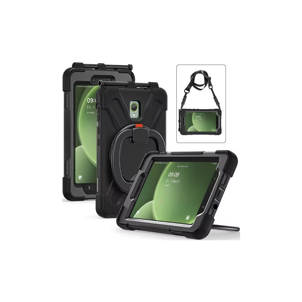 Чохол до планшета BeCover Heavy Duty Case With Stand Holder Samsung Galaxy Tab Active 5 SM-X306B 8" Black (710950)