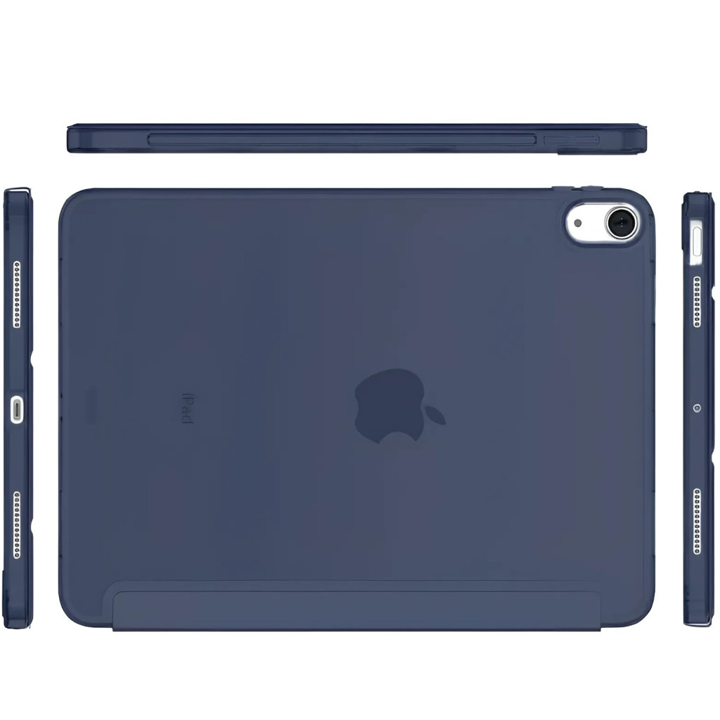 Чохол до планшета BeCover Tri Fold Hard Apple iPad Air (4/5) 2020/2022 10.9" Deep Blue (711128)