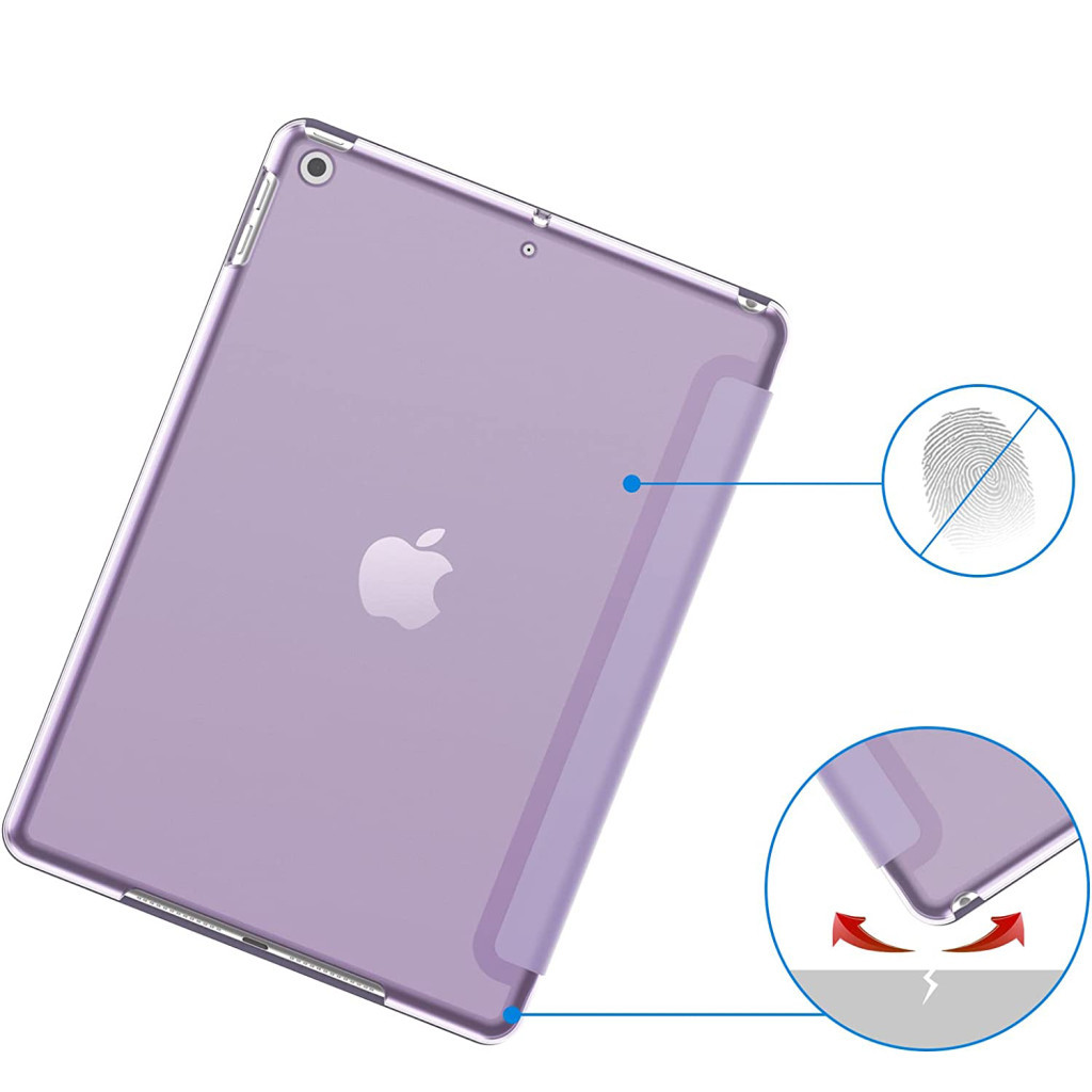 Чохол до планшета BeCover Tri Fold Hard Apple iPad 10.2 2019/2020/2021 Purple (709657) (709657)