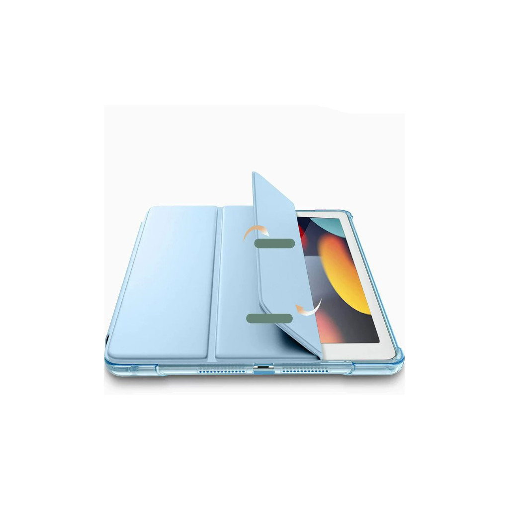 Чохол до планшета BeCover Tri Fold Hard Apple iPad 10.2 2019/2020/2021 Light Blue (711126)