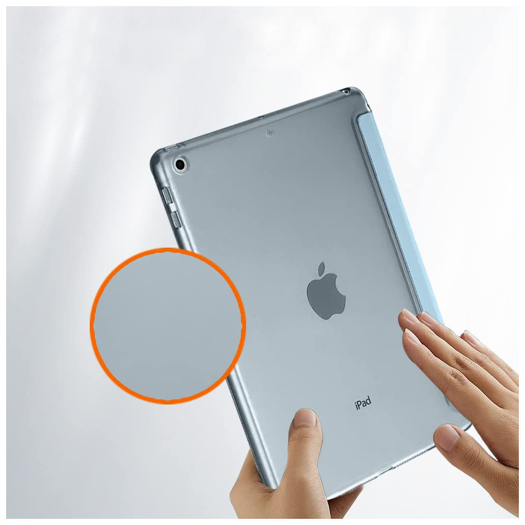 Чохол до планшета BeCover Tri Fold Hard Apple iPad 10.2 2019/2020/2021 Light Blue (711126)